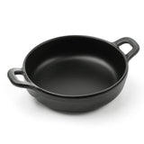Vas servire in forma de mini-tigaie cu 2 manere, 189x147x(H)37 mm, melamina, Hendi Little Chef