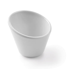 Bol oblic, melamina alba - 97x97x(H)80 mm, Hendi Velocity