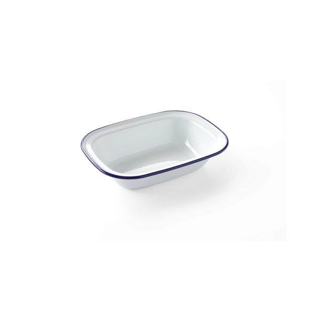 Bol servire dreptunghiular, 215x160 mm, emailat, Hendi