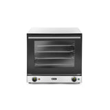 Cuptor convectie Hendi H90, 4 tavi 438x315 mm incluse, 2 elemente incalzire, 2 ventilatoare, termostat reglabil 50-300 gr C, timer 0-120 min, 2670 W,595x624x(H)572mm