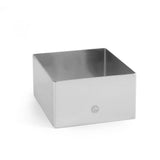 Forma patrata, pentru conturare prajituri si mancaruri 80x80x(H)45 mm, Inox, Hendi