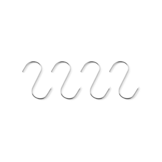 Set 4 x carlige macelarie, inox, 150x6 mm, Hendi