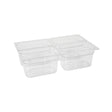Tava Hendi Gastronorm GN 1/9 100 mm 1 litru - policarbonat transparent