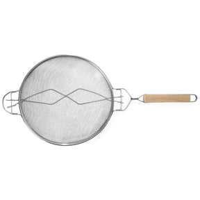 Sita cu plasa dubla, maner lemn, 260x570 mm, Hendi