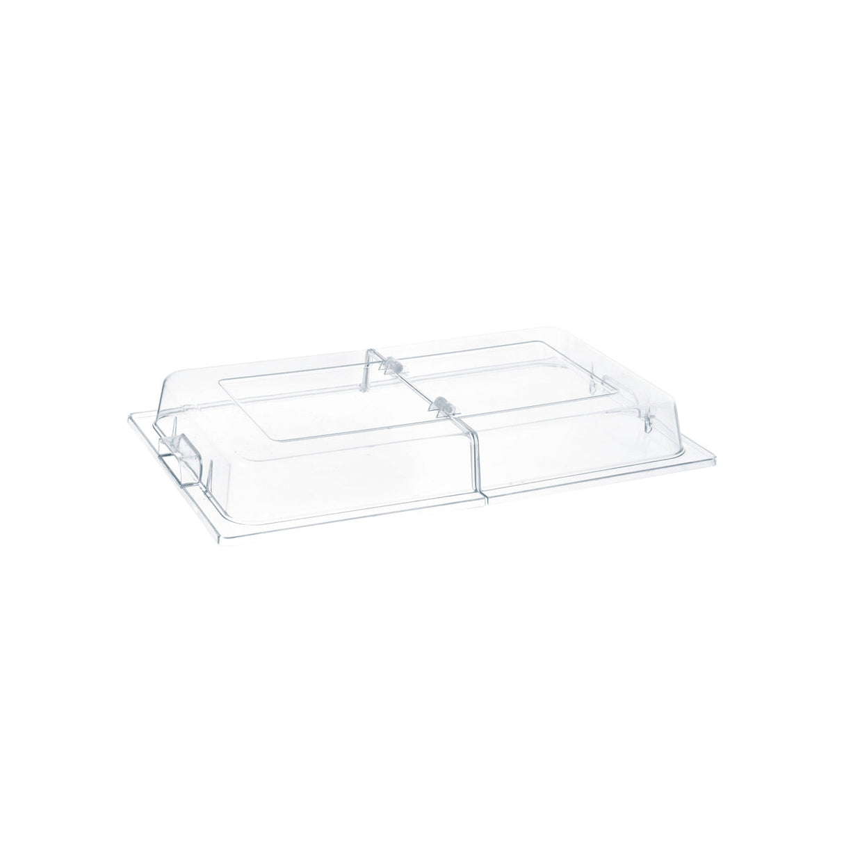Capac prezentare rolltop GN 1/1, policarbonat - 533x328x(H)76 mm