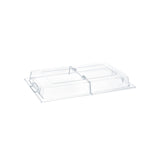 Capac prezentare rolltop GN 1/1, policarbonat - 533x328x(H)76 mm