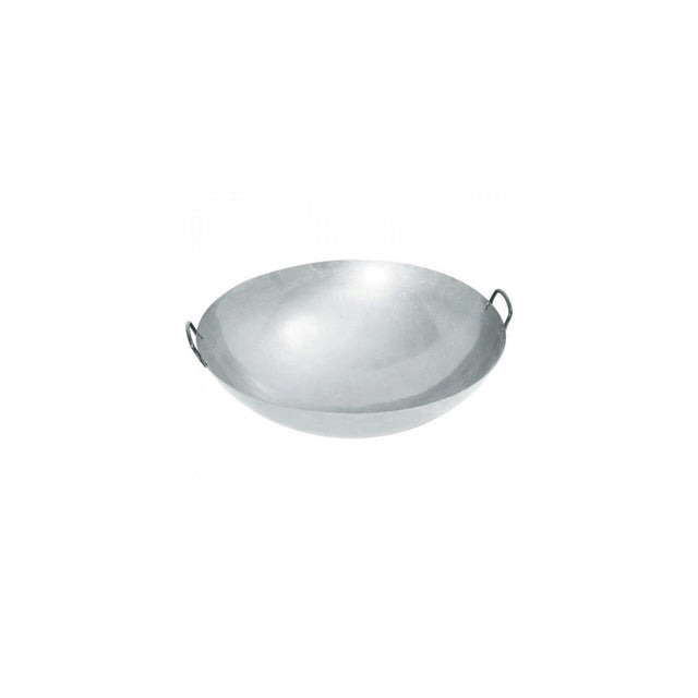 Tigaie Wok mare, diametru 70 cm x inaltime 23.5 cm, din tabla de otel 1.5 mm grosime, cu 2 manere