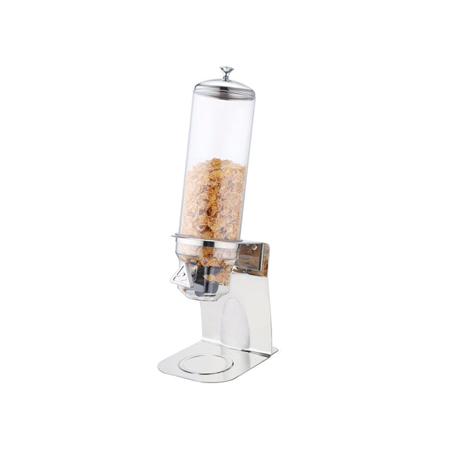 Multidispenser Hendi, capacitate 3,5 litri, otel inoxidabil, container din plastic transparent, capac ermetic