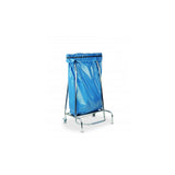 Suport punga gunoi, cu pedala si 2 roti cu frana 420x580x(H)960 mm