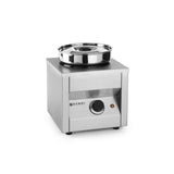Sistem de gatit tip bain-marie, inox, cu capac, 4,2 lt, 200W, Hendi Thermosystem1, tava emailata 18,5 cm, 265x265x(H)245 mm