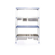 Raft depozitare din aluminiu pentru tavi GN