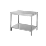 Masa de lucru cu polita, inox AISI 430, Hendi, 1200x700x(H)850 mm, blat de lucru si polita inferioara ranforsate