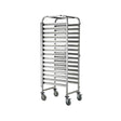 Carucior mobil pt debarasare tavi - pt 15 tavi 60x40 cm- structura inox - 690x515x(H)1695 mm, Hendi