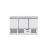 Masa frigorifica rece cu 3 usi, inox, ARKTIC by Hendi Kitchen Line, capacitate camera frig 380 lt, consum mediu/24h 4,5 kw