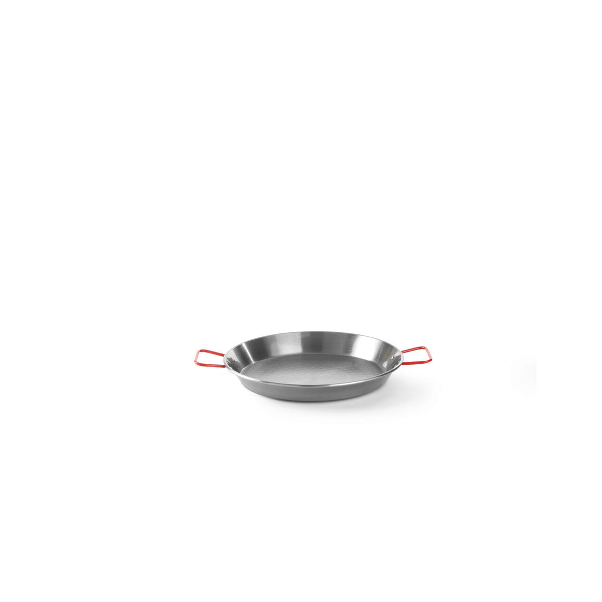 Tigaie Paella cu 2 manere ,46 cm diametru x 4 cm inaltime, din otel de inalta calitate, Hendi, pentru echipamente pe gaz