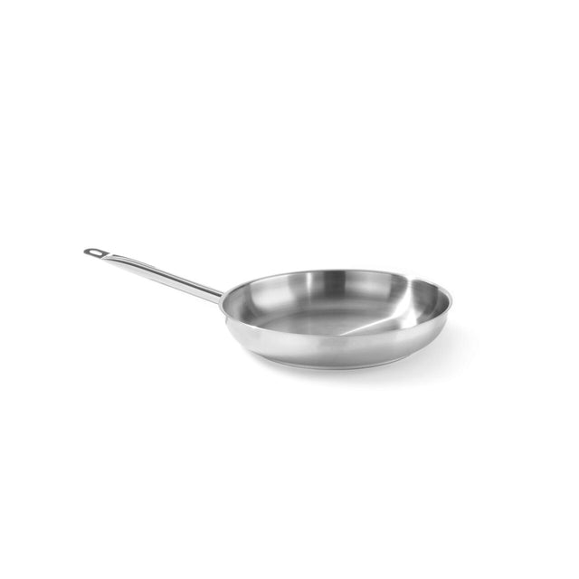 Tigaie profesionala, 28 cm diametru x 5 cm inaltime , din inox, Hendi Kitchen Line, potrivita pt inductie si uz profesional