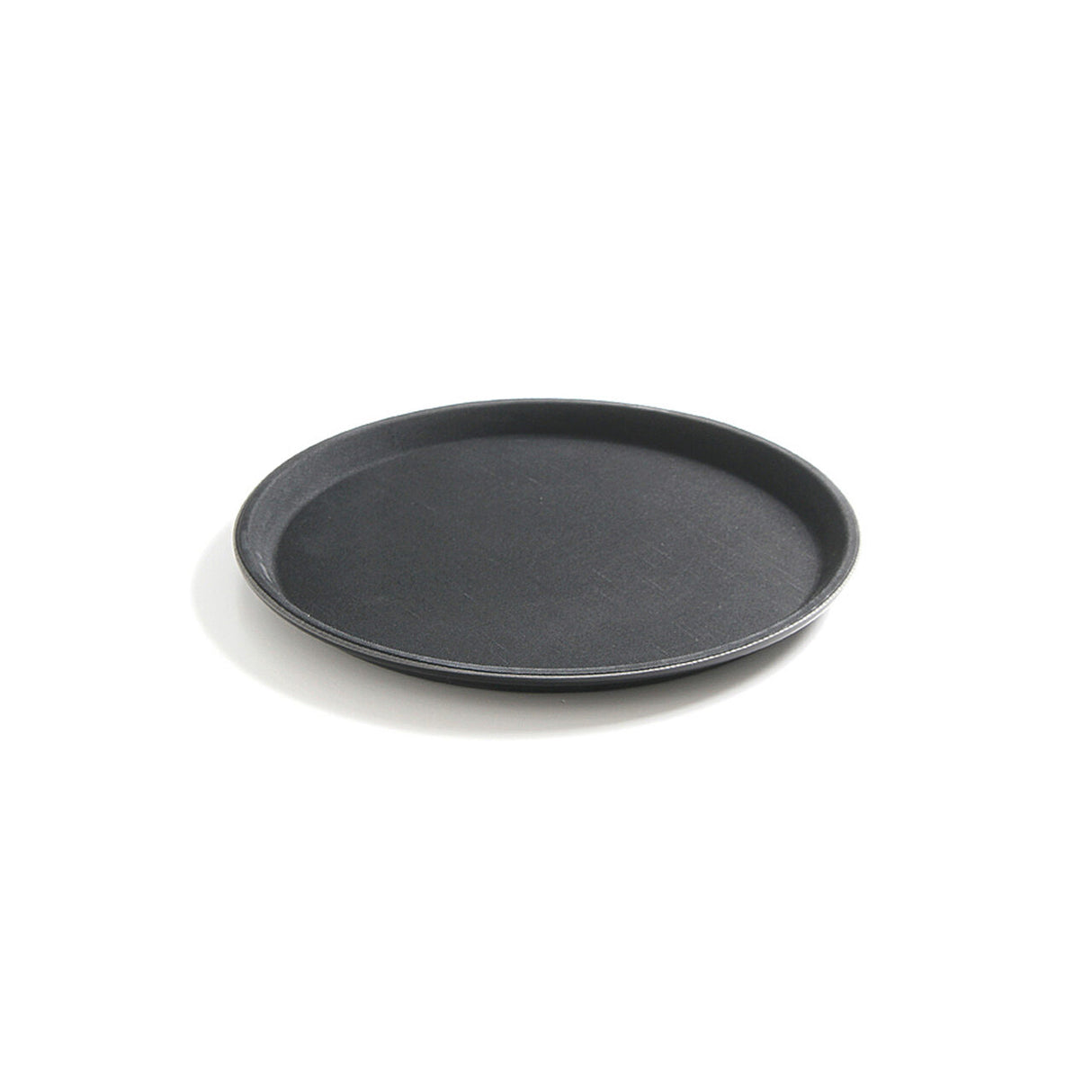 Tava servire rotunda, diam. 46 cm, Hendi, poliester armat cu fibra de sticla cu strat anti-alunecare, neagra