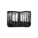 Set promotional cutite, 9 piese, Hendi, Kurt Scheller Edition, lame inox cu rezistenta foarte mare, geanta suport inclusa