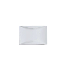 Farfurie dreptunghiulara, 310x210x(H)25 mm, portelan alb super-rezistent pana la 600 gr C, Hendi Torro