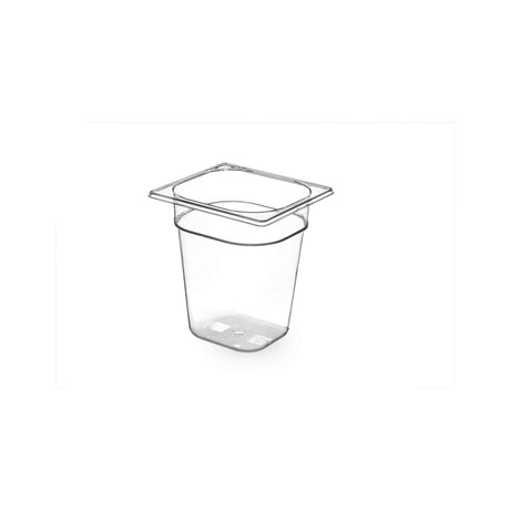 Tava Hendi Gastronorm GN 1/6 100 mm 1.6 lt - TRITAN free BPA, rezistenta la temperatura -40 gr. Celsius/ 90 gr. Celsius