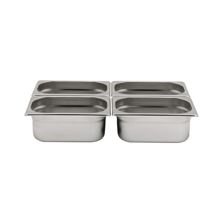 Tava Hendi Gastronorm GN 1/4 65 mm 1.8 lt - gama Profi Line, otel inoxidabil
