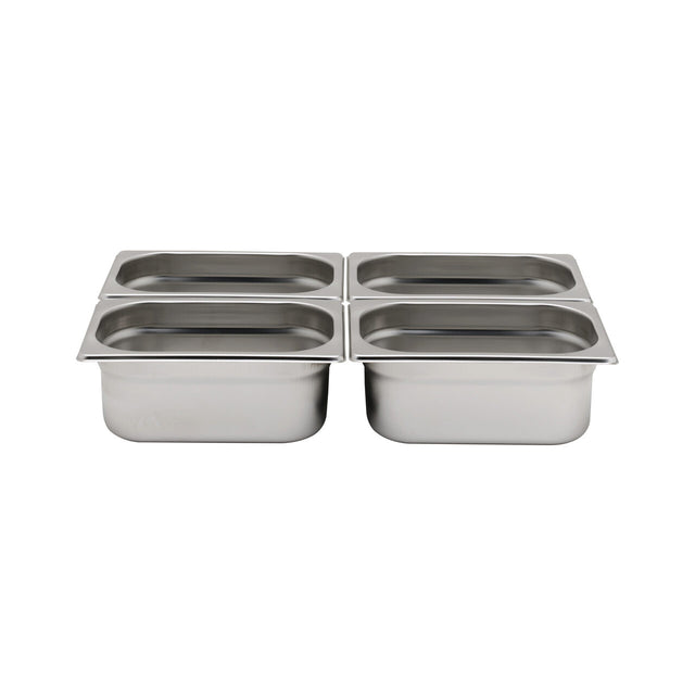 Tava Hendi Gastronorm GN 1/4 65 mm 1.8 lt - gama Profi Line, otel inoxidabil