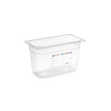 Tava Gastronorm GN1/3, 325x176x(H)200 mm, 7.8 litri, cu marcaj HACCP, polipropilena, Hendi