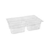 Tava Hendi Gastronorm GN 1/4 65 mm 1.8 lt - policarbonat transparent