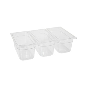 Tava Hendi Gastronorm GN 1/3 100 mm 4 lt - policarbonat transparent
