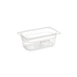 Tava gastronorm Gastronorm 1/4, 265x162x(H) 100 mm, 2.8 litri cu marcaj HACCP, polipropilena, Hendi