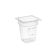 Tava Gastronorm 1/6, 176x162x(H)65 mm, 1 litri cu marcaj HACCP, polipropilena, Hendi