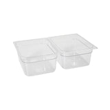 Tava Hendi Gastronorm GN 1/2 100 mm 6.5 lt - policarbonat transparent