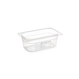 Tava gastronorm Gastronorm 1/4, 265x162x(H) 200 mm, 5.5 litri cu marcaj HACCP, polipropilena, Hendi