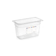 Tava Gastronorm GN 1/9, 176x108x(H) 65 mm, 0.6 litri cu marcaj HACCP, polipropilena, Hendi