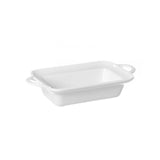 Vas aperitive / servire dreptunghiular, 12x19x5 cm, portelan super-rezistent, potrivit si pentru cuptor, Hendi