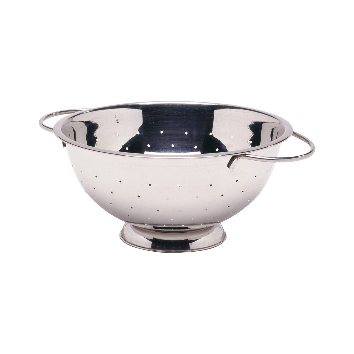 Colander pentru strecurat alimente, inox, Hendi, diametru 24 cm x inaltime 11 cm, potrivit si pentru uz profesional