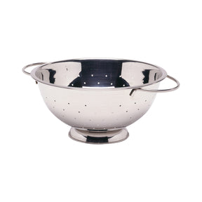Colander pentru strecurat alimente, inox, Hendi, diametru 24 cm x inaltime 11 cm, potrivit si pentru uz profesional