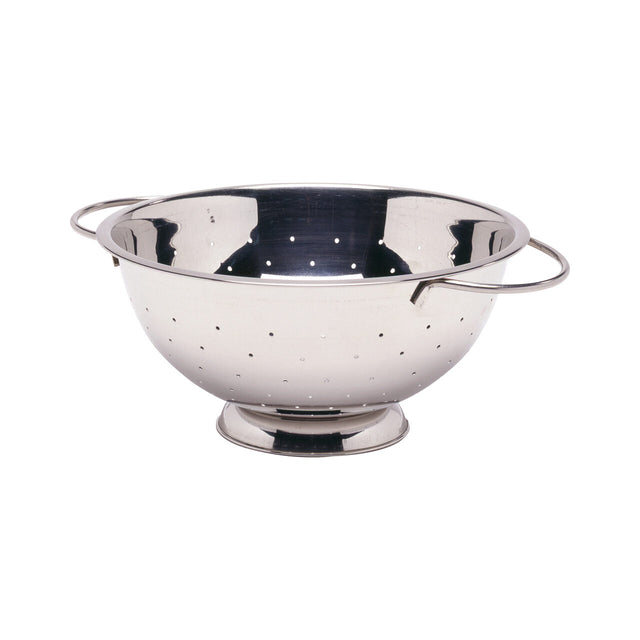 Colander pentru strecurat alimente, inox, Hendi, diametru 24 cm x inaltime 11 cm, potrivit si pentru uz profesional