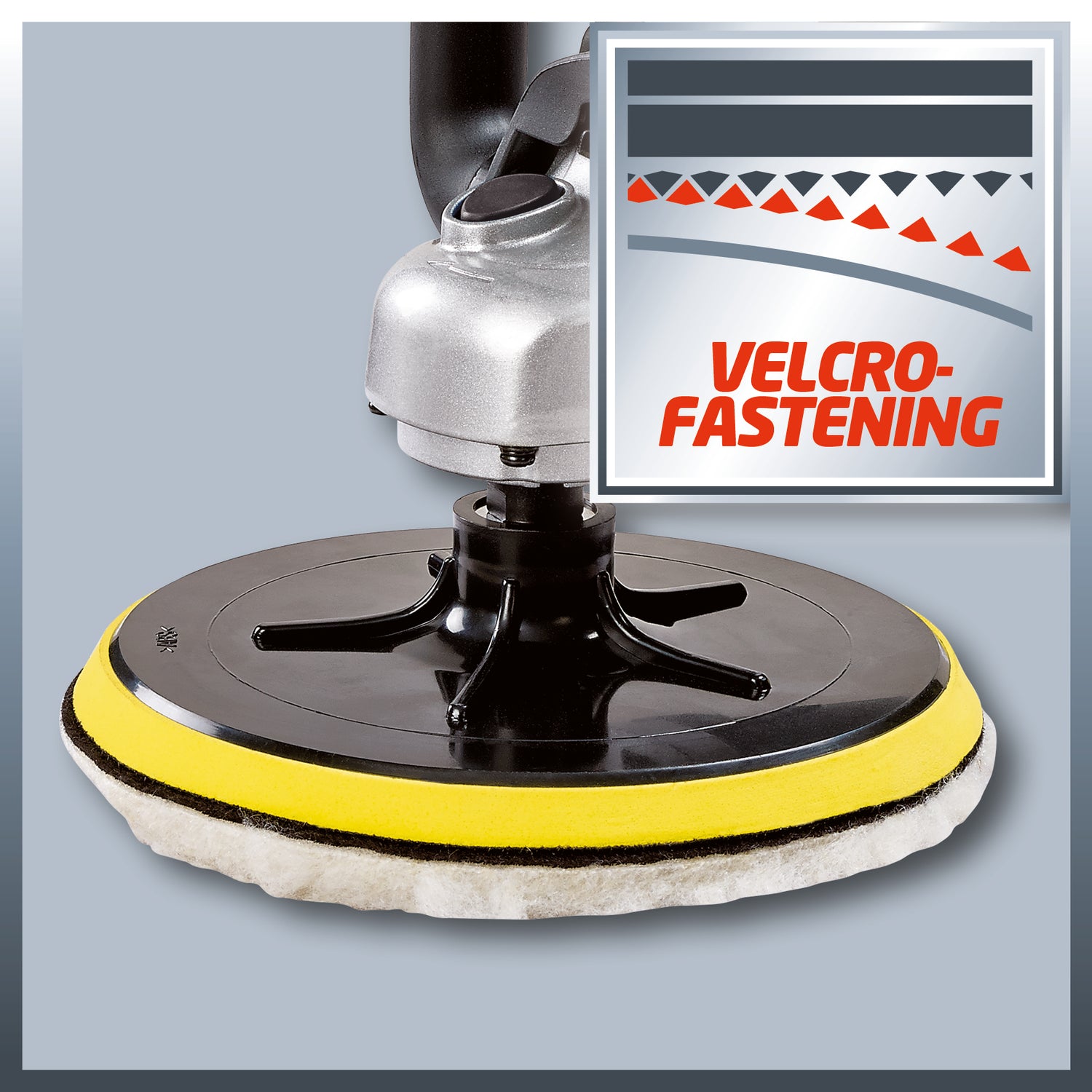 Masina de lustruit unghiulara Einhell CC-PO 1100/2 E, 1.100 W, 1.000-3.500 rpm, diametru disc 180 mm, electronica de turatie, blocare ax, inclusiv accesorii