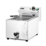 Friteuza electrica cu scurgere 10L Goliath Hendi, 10Kw, 400v, 299x584x(H)375mm