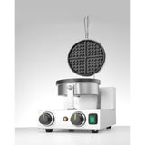 Aparat vafe/waffles rotunde Hendi, diametru 19cm, 1000w, timer, termostat reglabil, 2500x3800x(h)5900mm