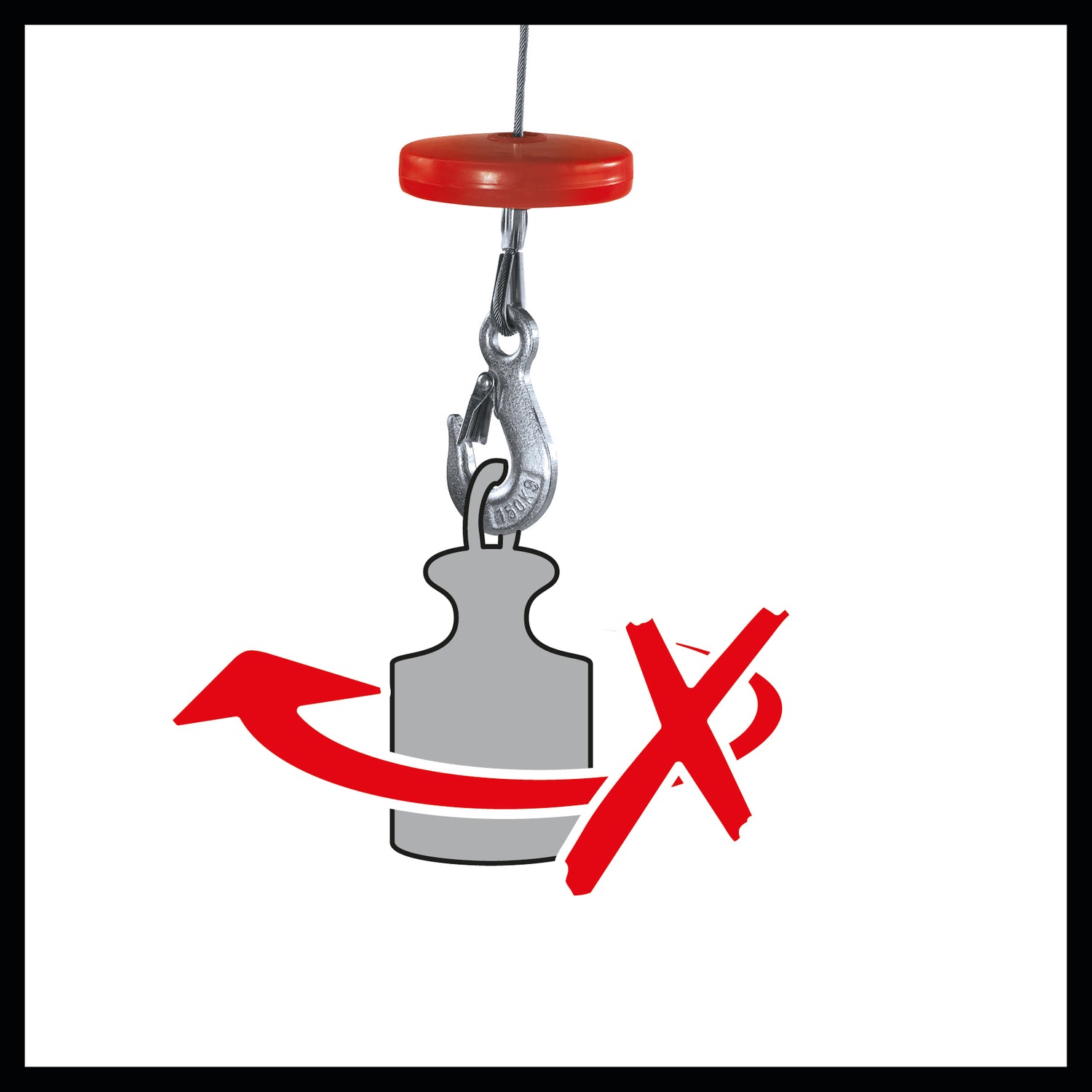 Palan cu cablu Einhell TC-EH 250, 450 W, comutator de oprire de urgenta, frana automata si comutator de limita, inclusiv 12 m de cablu metalic fara rasucire, scripete cu carlig de sarcina si bara de siguranta