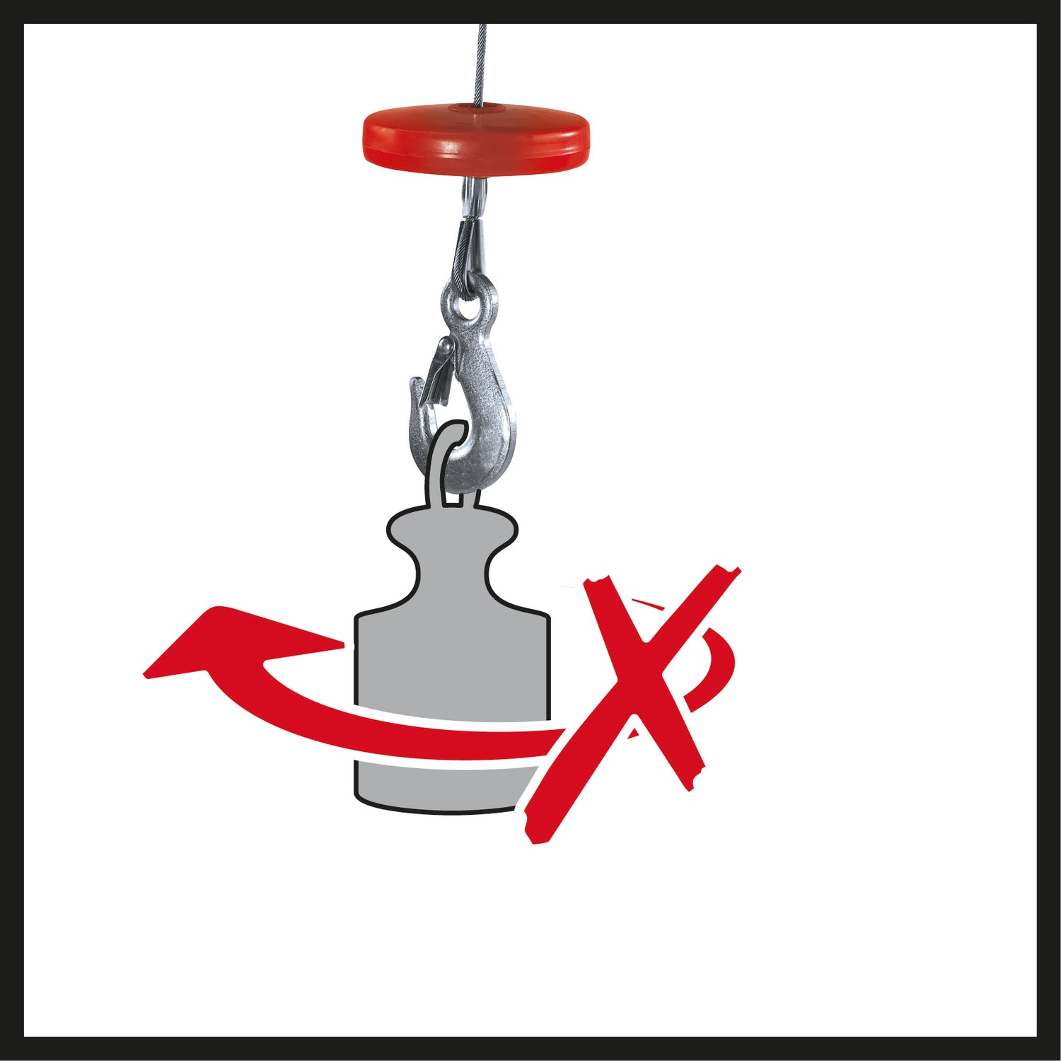 Palan electric Einhell TC-EH 600 (1.050 W, capacitate de incarcare fara rola de ghidare 300 kg pana la 18 m / cu rola de ghidare 600 kg pana la 9 m, cablu de 18 m, Ø 4,5 mm, incl. dispozitiv de siguranta pe carligul de incarcare