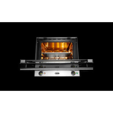 Cuptor convectie Hendi H90, 4 tavi 438x315 mm incluse, 2 elemente incalzire, 2 ventilatoare, termostat reglabil 50-300 gr C, timer 0-120 min, 2670 W,595x624x(H)572mm