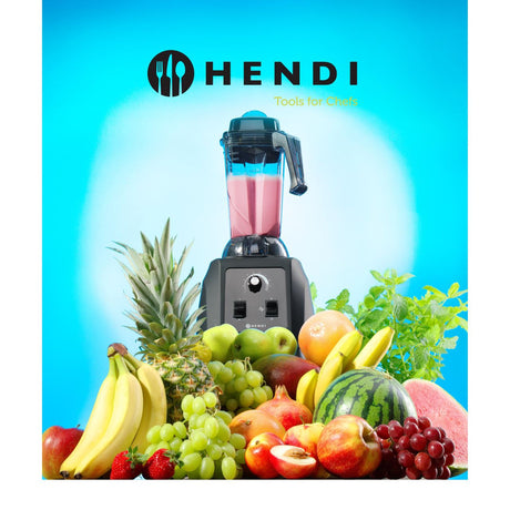 Blender profesional 1500 W, cana policarbonat 2.5 lt, Hendi, 14000-25000 rpm