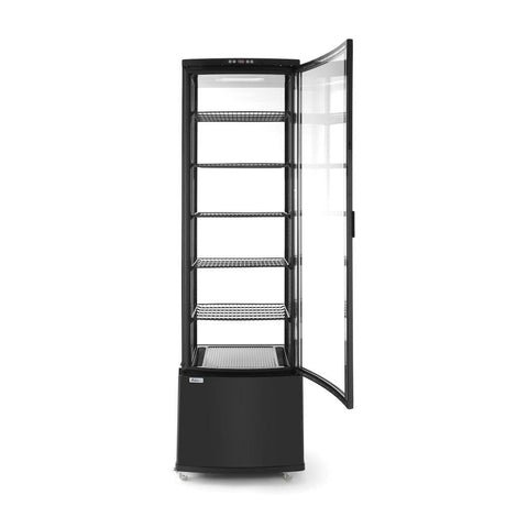 Vitrina frigorifica de prezentare interval temp. 2?/6?C, 290 W 270 l corp inox, ARKTIC by Hendi, 556x526x(H)1913 mm