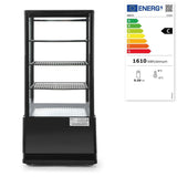 Vitrina de prezentare 78 L (neagra) - 230 V, 170 W, 452X406X (H)966 mm