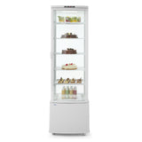 Vitrina frigorifica prezentare, alba,270lt, 556x526x(H)1913mm,230v 290w.