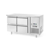 Masa frigorifica cu 4 sertare si unitate laterala, Arktic, Profi Line, 230V/250W, 1360x700x(H)858mm