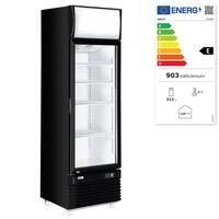 Vitrina frigorifica de prezentare  interval temp. 2/10˚C, 240 W, corp inox, ARKTIC by Hendi, 578x605x(H)1980mm 254 Litri